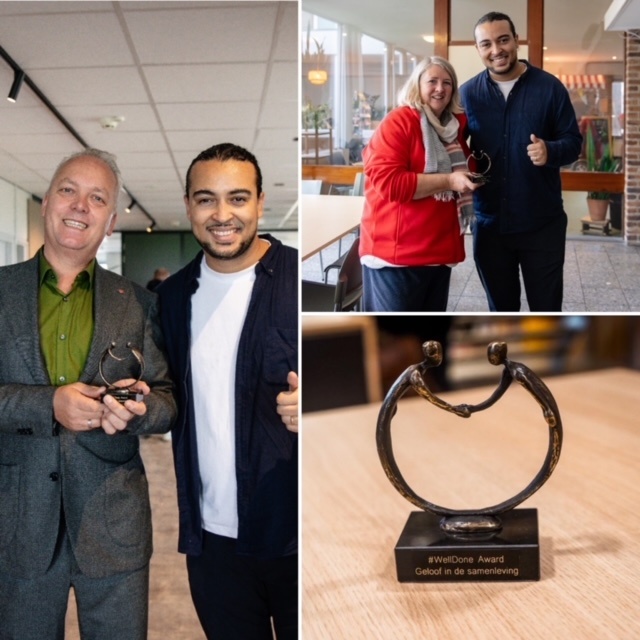 WellDone Award uitgereikt door ChristenUnie 