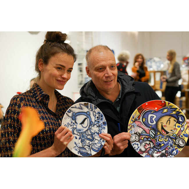 Loes van Delft Wandbord Pjipje Dream Ice cream - Loes van Delft