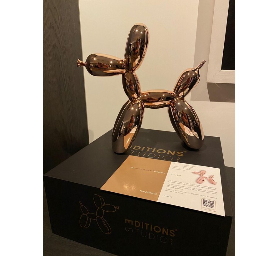 Jeff Koons (After) – Balloon Dog (L) Oranje Goud