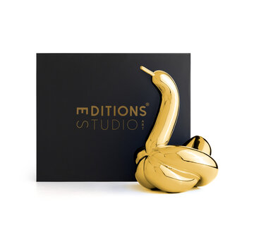 Jeff Koons Jeff Koons (After) – Swan (L) Editions Studio Art – Goud