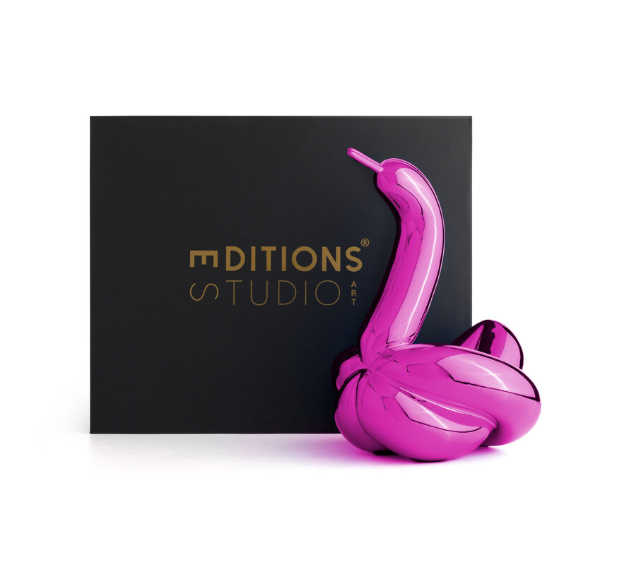 Jeff Koons (After) – Swan (L) Editions Studio Art – Paars