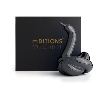 Jeff Koons Jeff Koons (After) – Swan (L) Editions Studio Art – Zwart