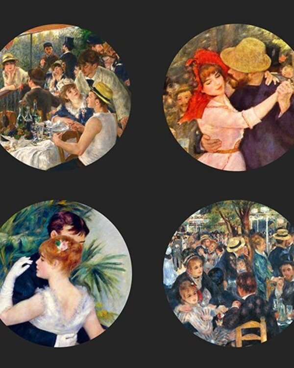 Pierre-Auguste Renoir Onderzetters naar Pierre-August Renoir