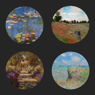 Claude Monet Onderzetters naar Claude  Monet Claude Monet Onderzetters naar Claude  Monet
