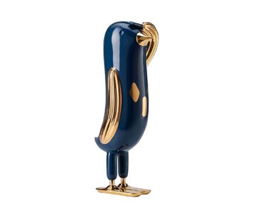 Keramiek handgemaakt Bosa  Hopebird glossy blauw design Jaime Hayon