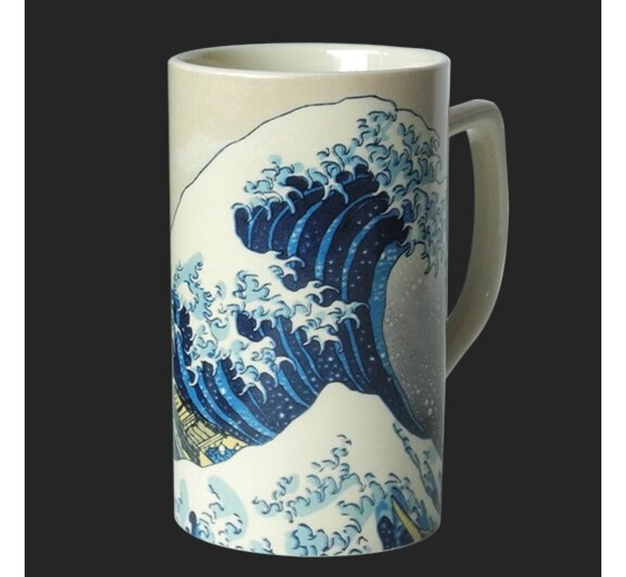 Hokusai de grote golf mok in geschenkverpakking