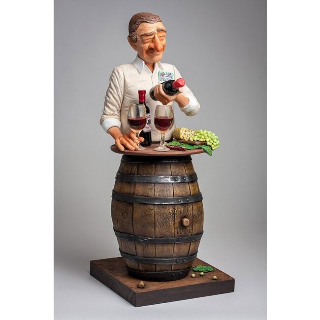 Guillermo Forchino beelden Forchino beeld de wijnliefhebber