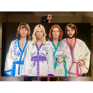 Hayo Sol Groot kunstwerk ABBA van artiest Hayo Sol