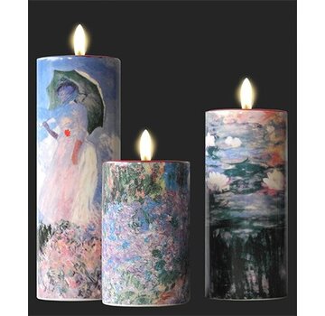 Claude Monet Theelichtjes keramiek set van 3 naar Monet