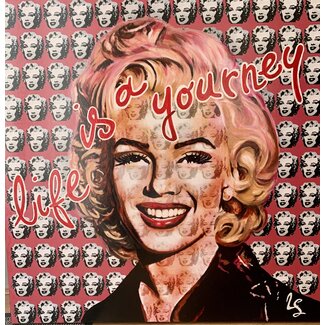 Lianne Schotman Schilderij Marilyn Monroe van Lianne Schotman
