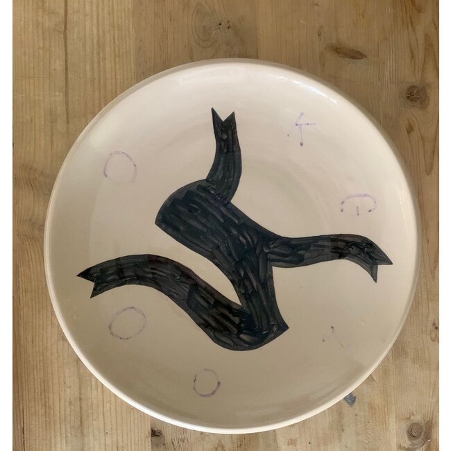 Klaas Gubbels Handbeschilderd Schaal of Wandbord – Klaas Gubbels, exclusieve oplage