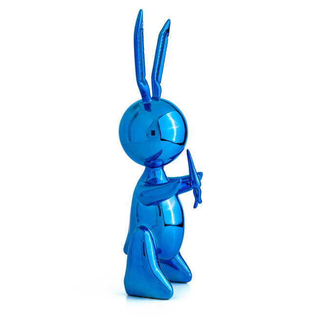 Jeff Koons Blue Rabbit XL after Jeff Koons
