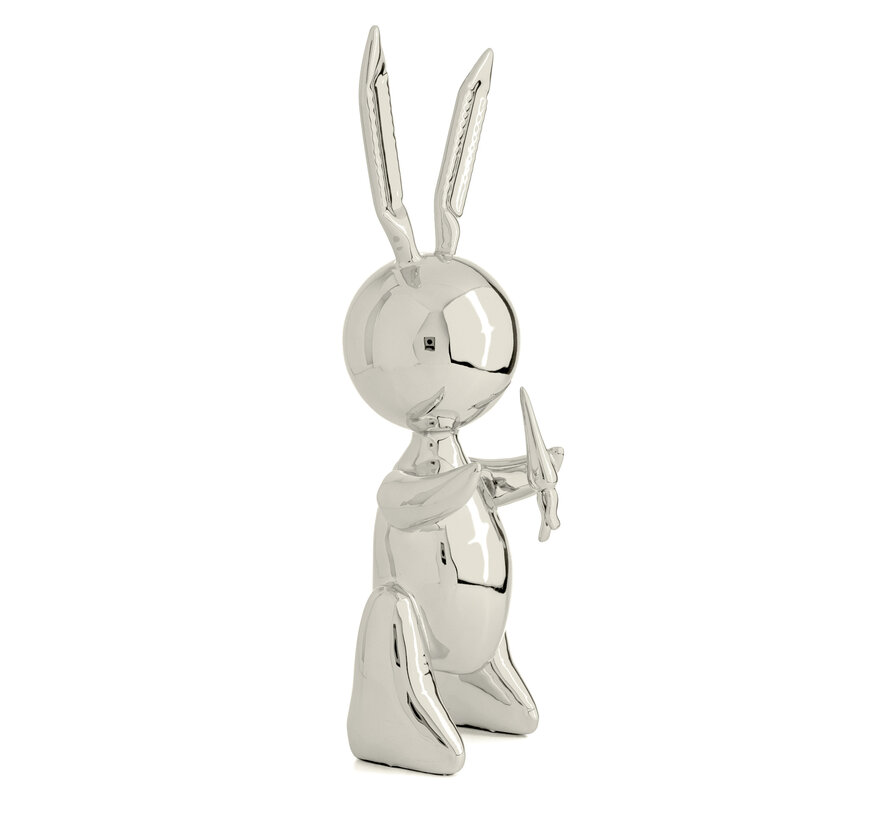 Silver Rabbit XL Jeff Koons