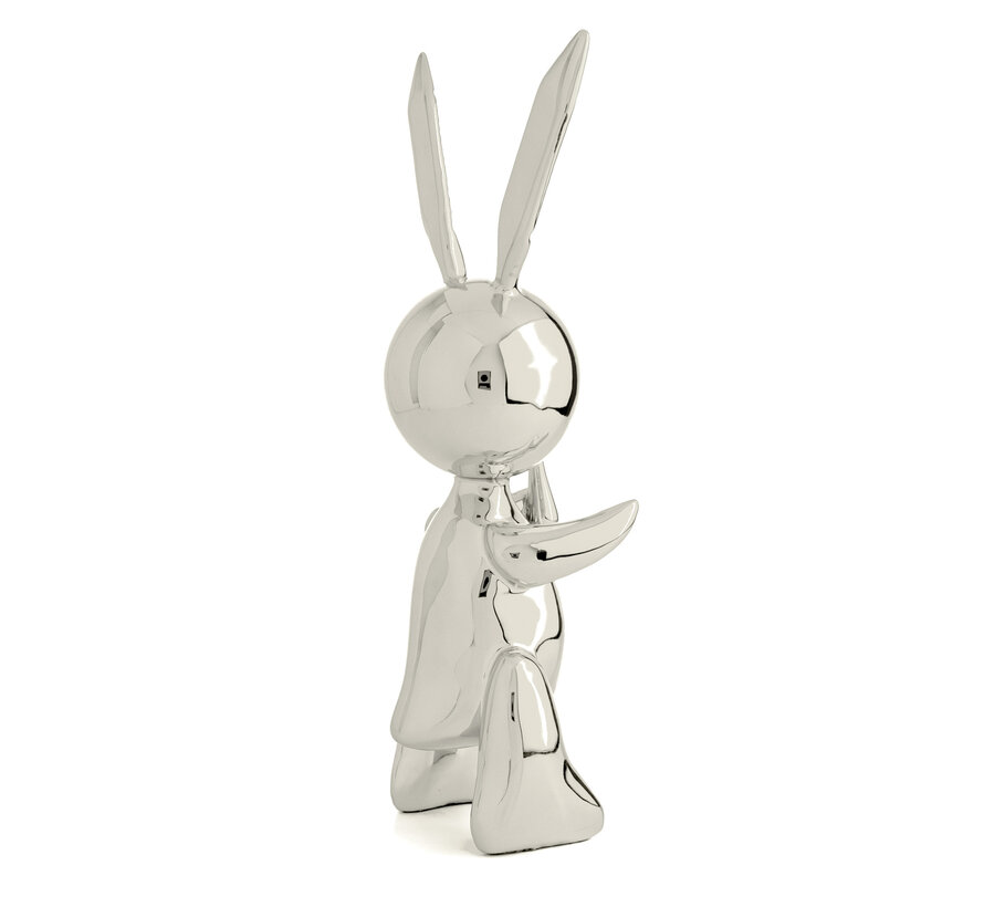 Silver Rabbit XL Jeff Koons