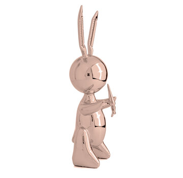 Jeff Koons Jeff Koons ROSÉ Gold Rabbit XL