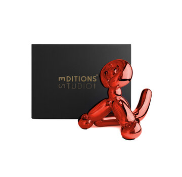 Jeff Koons Red Monkey L after Jeff Koons