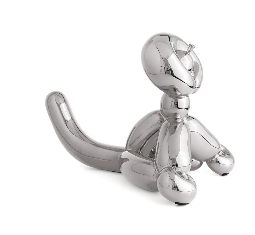 Jeff Koons gelimiteerde monkey L in Silver
