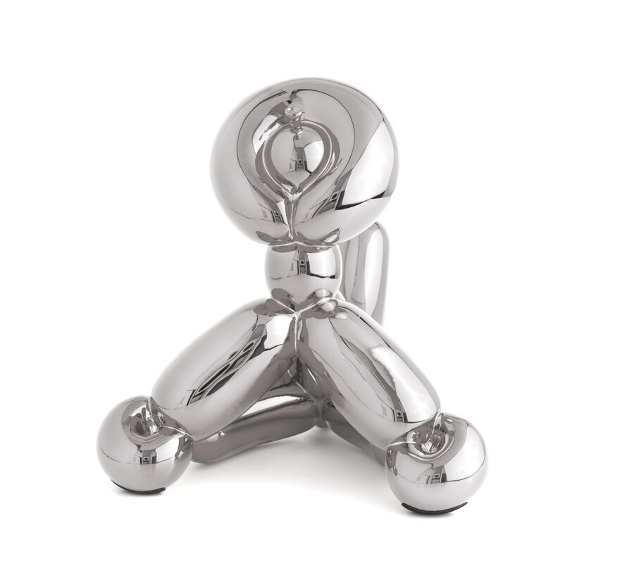 Jeff Koons gelimiteerde monkey L in Silver
