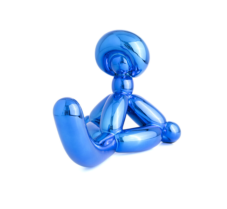 Blue monkey L after Jeff Koons