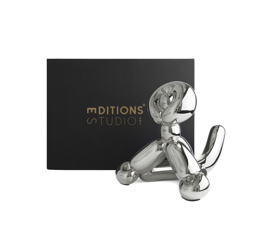 Jeff Koons gelimiteerde monkey L in Silver