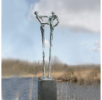 Corry Ammerlaan Bronzen beeld de Handdruk