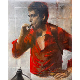 Peter Donkersloot Scarface Red Shirt van Peter Donkersloot