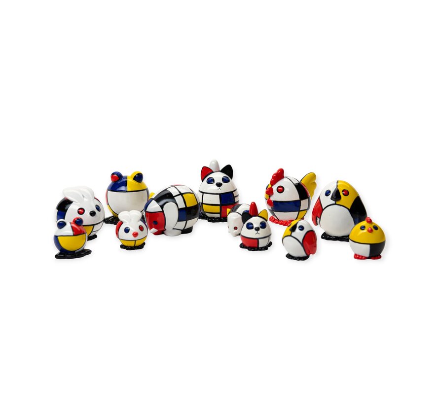 La Ménagerie Géométrique, de Mondrian - Olifanten