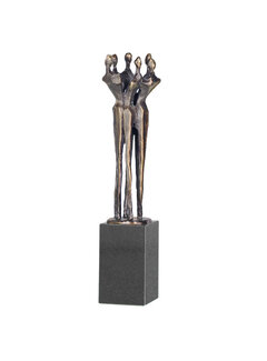 Corry Ammerlaan Beeld schouder aan schouder(incl. geschenkdoos & verzending)