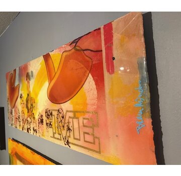 Bram Reijnders - zeefdruk in glanzend epoxy