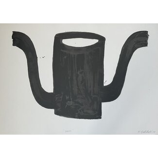 Klaas Gubbels Januskan litho gesigneerd van Klaas Gubbels nieuw ingelijst