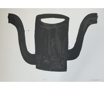 Klaas Gubbels Januskan litho gesigneerd van Klaas Gubbels nieuw ingelijst