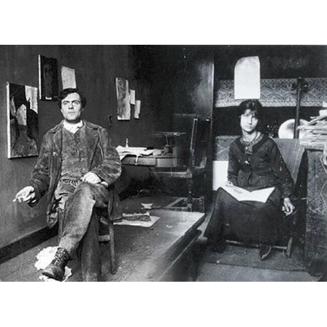 Amedeo Clemente Modigliani  Beeldje Tête naar Modigliani