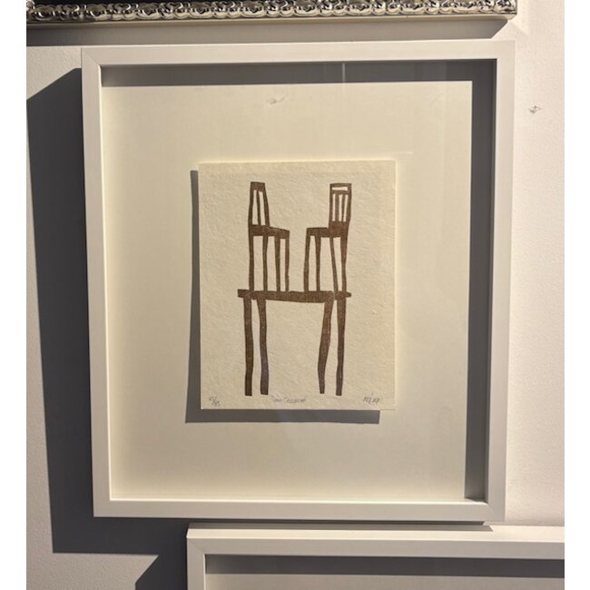 Klaas Gubbels Klaas Gubbels houtdruk aan Cezanne