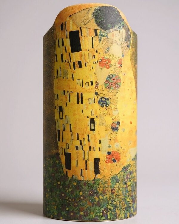 Gustav Klimt Vaas naar de Kus van Klimt(incl. verzending)