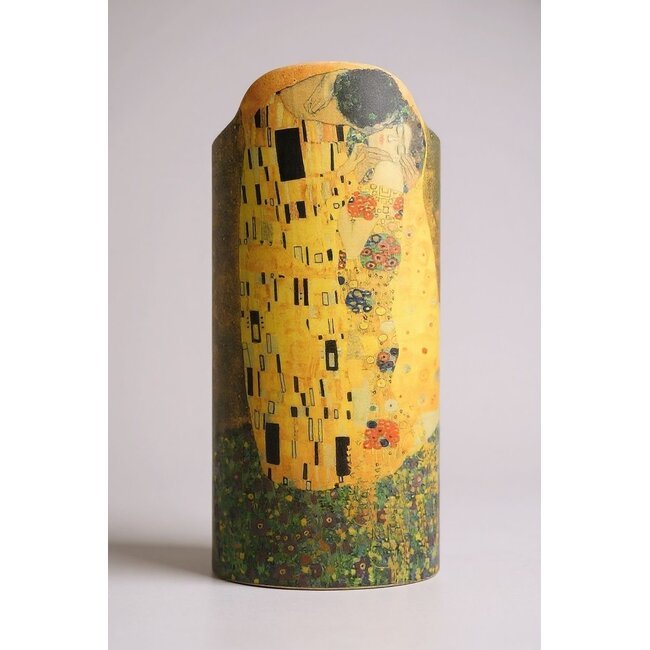 Gustav Klimt Klimt de kus op een porseleinen vaas