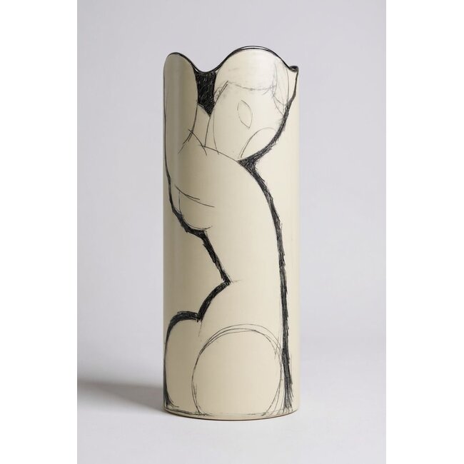 Amedeo Clemente Modigliani  Vaas Kariatide naar Modigliani