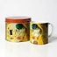 Gustav Klimt Fraaie mok in cadeau blik met de beroemde Kus van Klimt