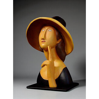 Amedeo Clemente Modigliani  Beeld Jeanne Hébuterne van Modigliani