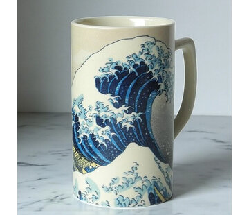 Katsushika Hokusai Mok naar Hokusai de grote golf