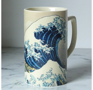 Katsushika Hokusai Mok naar Hokusai de grote golf