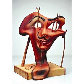 Salvador Dali Salvador Dali zelfportret miniatuur Salvador Dali Salvador Dali zelfportret miniatuur