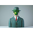 Beeld Mensenzoon van Magritte