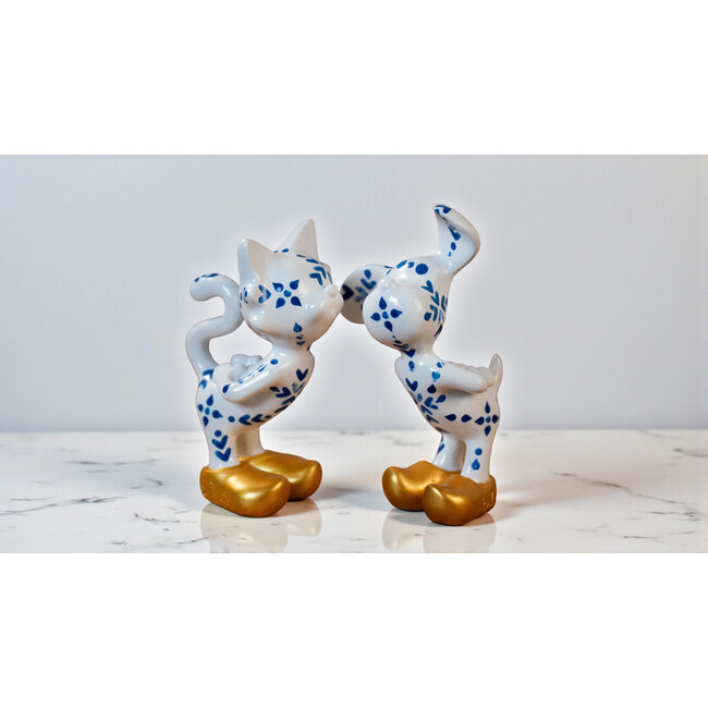 Jacky Zegers Jacky Zegers set beeldjes This is love Delftsblauw