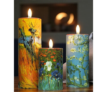 Vincent van Gogh Theelichten Vincent van Gogh 3 stuks naar beroemde kunstwerken