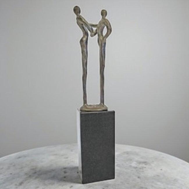 Corry Ammerlaan Verbronsd beeld Dank – Kunstwerk van Dankbaarheid en Waardering (18,5 cm)