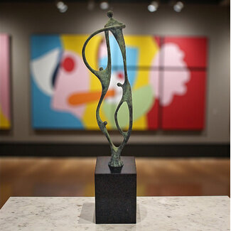 Corry Ammerlaan Sculptuur van echt brons (45 cm) - Toekomst door samenwerken