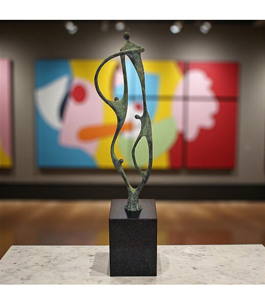 Corry Ammerlaan Sculptuur van echt brons (45 cm) - Toekomst door samenwerken