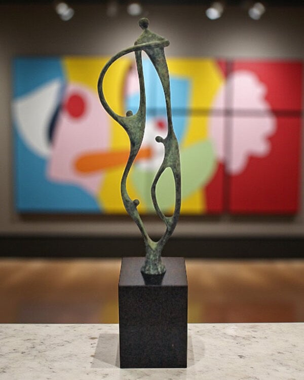 Corry Ammerlaan Sculptuur van echt brons (45 cm) - Toekomst door samenwerken
