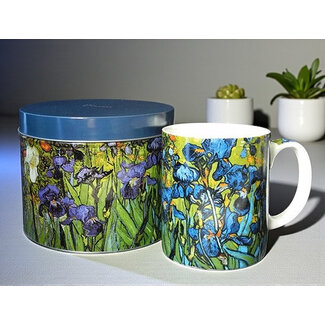 Vincent van Gogh Mok met tinnen blik met Irissen van Gogh