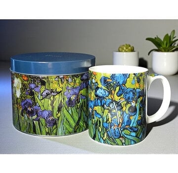 Vincent van Gogh Mok met tinnen blik met Irissen van Gogh